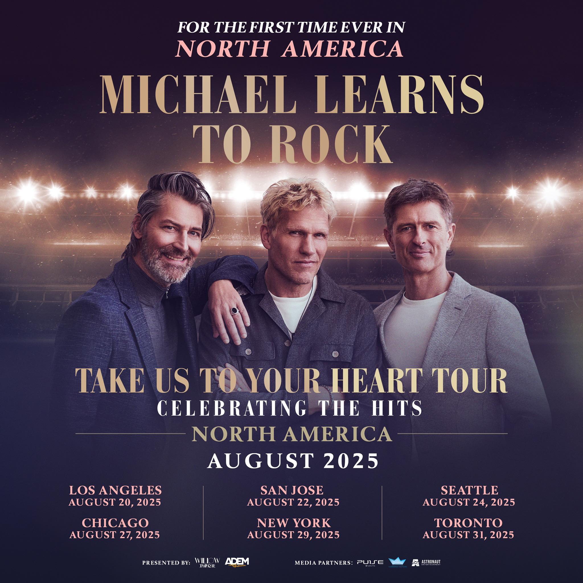 Michael Learns To Rock Take Us To Your Heart Tour Poster 2025